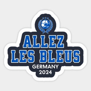 Allez Les Bleus Germany 2024 - French football fan Sticker